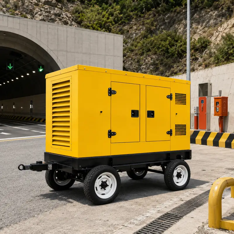 Smart Control Ready 300kW Mobile Diesel Genset for Cold Storage Field Power Customized Diesel Generator Set Compact Footprint