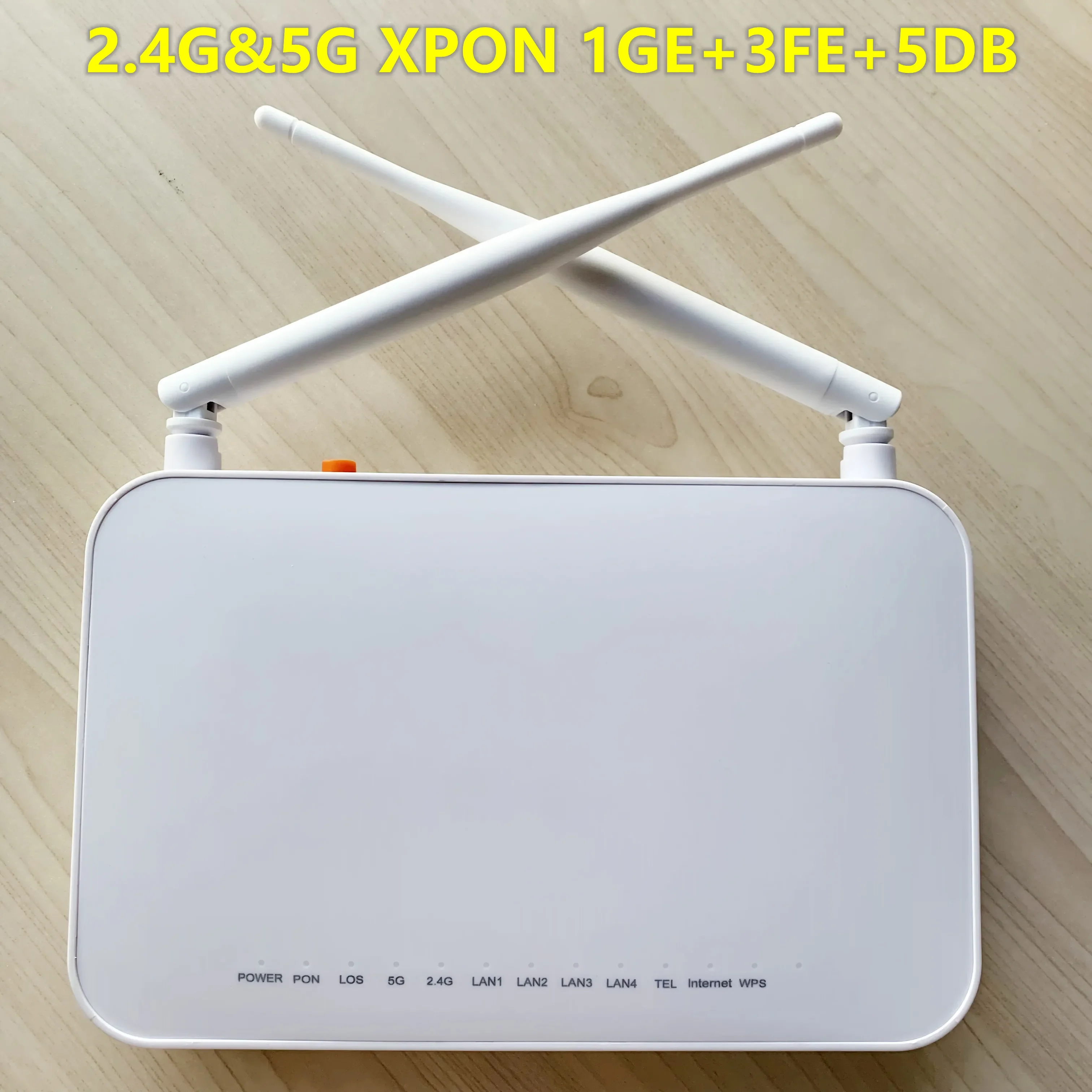 5pcs PT939G 5G XPON ONU second hand 1GE+3FE+2USB+TELONU WIFI 2.4G&5G Dual Band ONT Used ONU