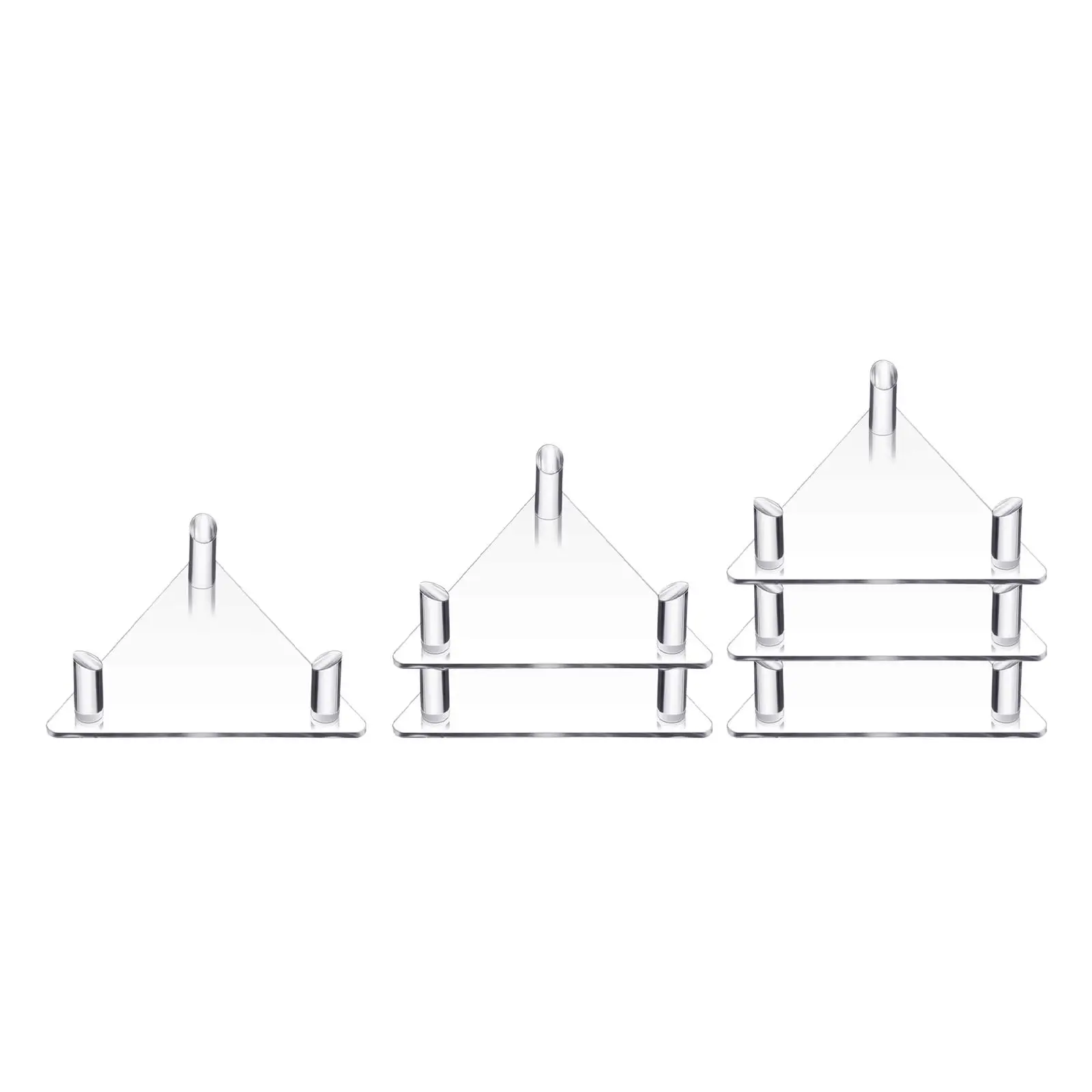 Suporte de bola de acrílico Suporte claro Organização antiderrapante Suporte de basquete para bolas de rugby, Acessórios de futebol