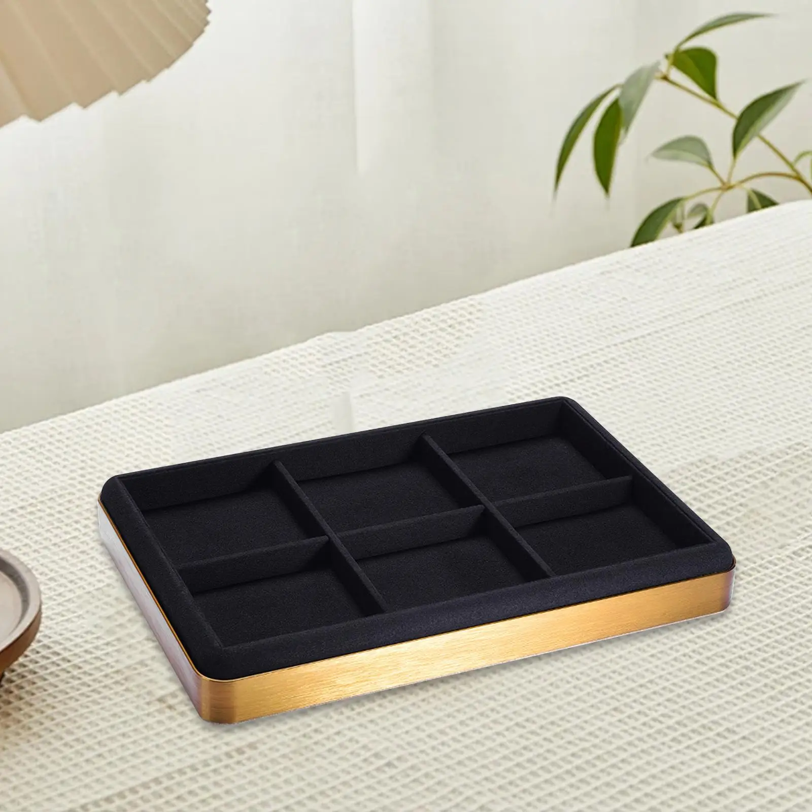 Jewelry Tray Large Capacity Sturdy Jewelry Holder for Shop Counter Showcase