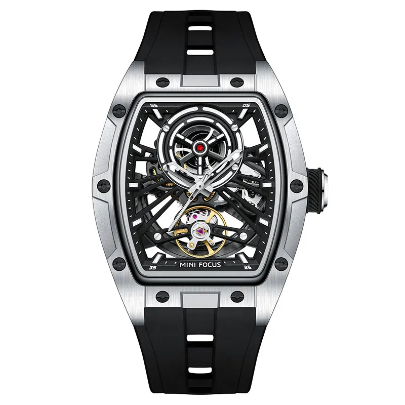 Men's Black Waterproof Automatic Mechanical Watch