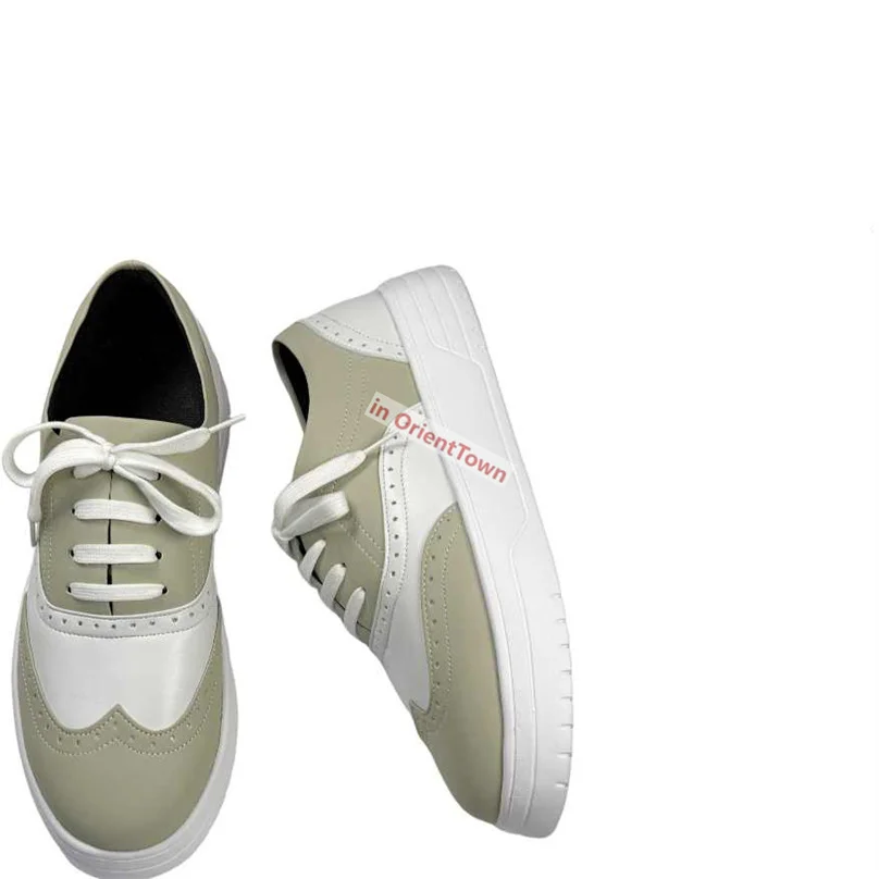 Korea Japan Trend Popping Dance Footwear Light Gray Green With White Sole Board Shoes Hip Hop Locking Funny Shoe OA028