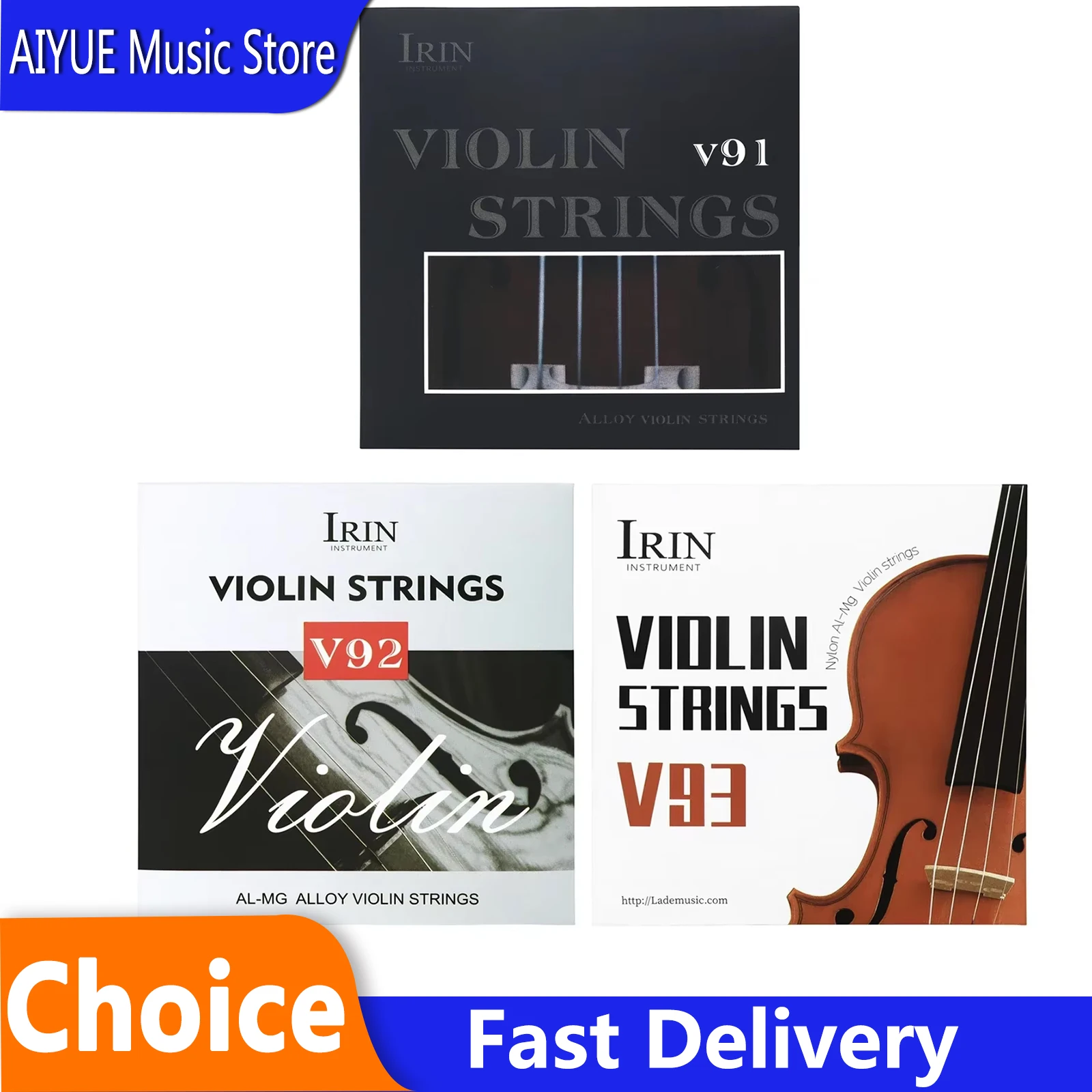IRIN Violin Strings Professional Violin Fiddle String E-A-D-G High-Quality Core Music Instrument Parts 4/4 Perform Violin