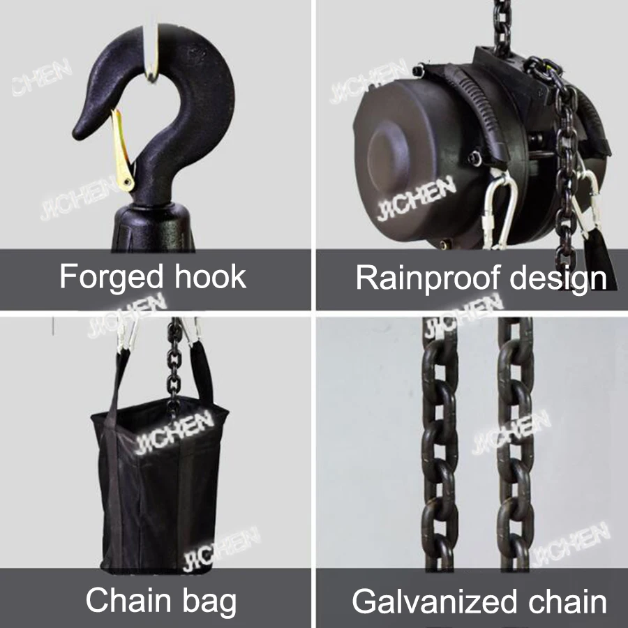 

D8 + 2-ton electric chain hoist is used for lighting truss lifting stage, new conditions for retail and hotels