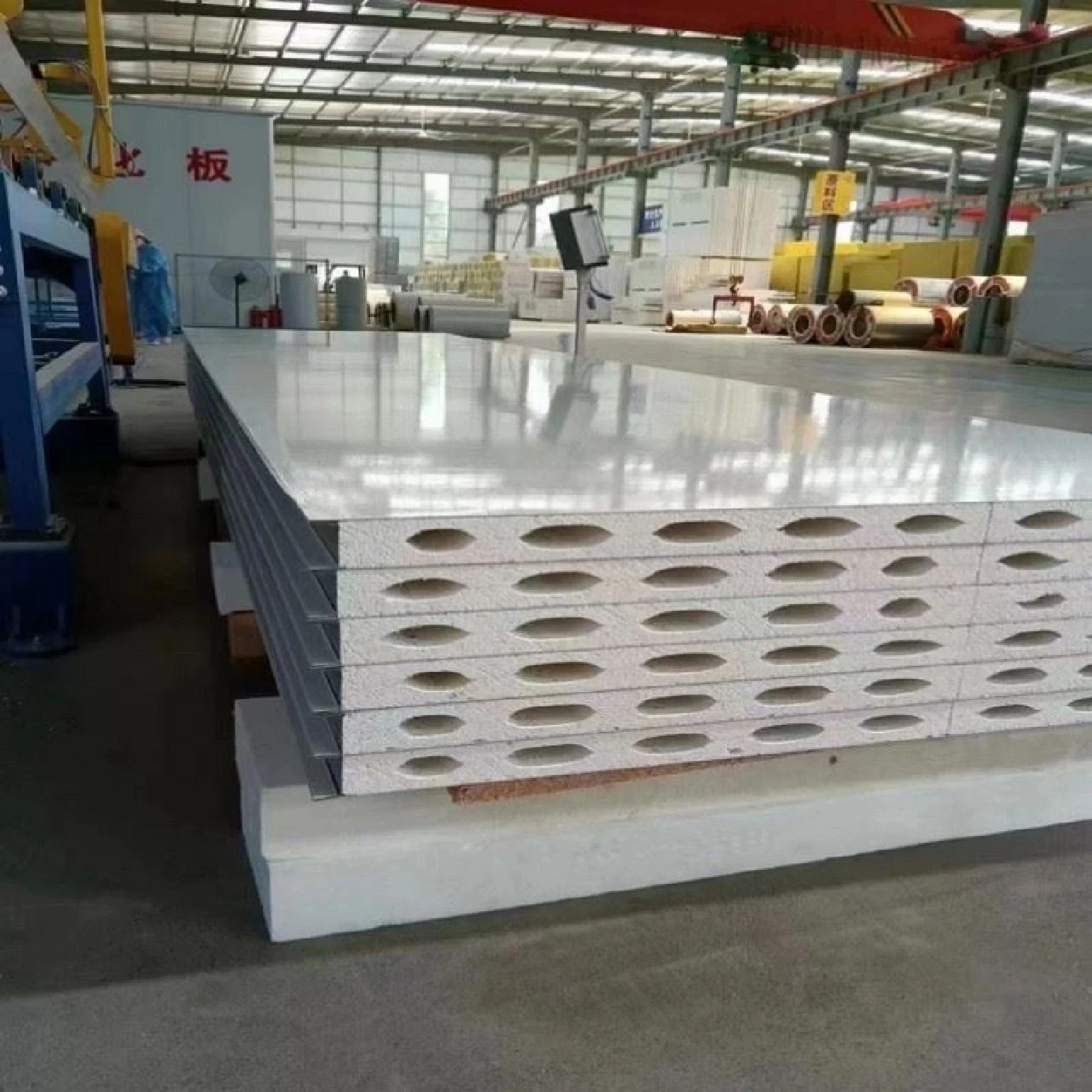 

Fireproof Ro Wool Board Magnesium Oxide Sandwich Wall Panel Silicon Ro Purin Board Glass Magnesium Fireproof Board...