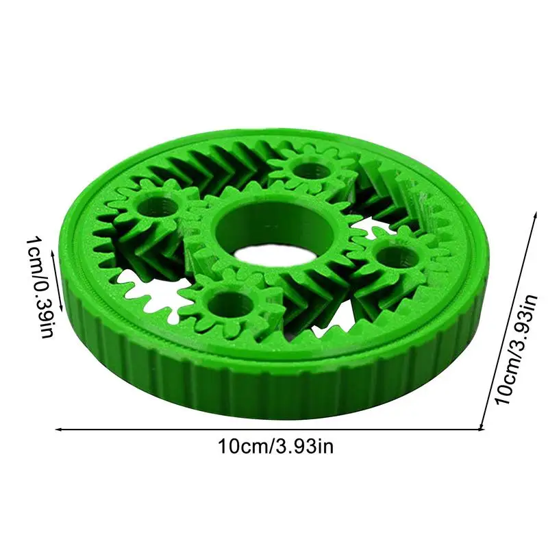 Fidget Gear Toy Gear Spin Toys 3D Printed Gear Spin Toys Gear Fingertip Toys Stress Relief Toy Portable For Kids Adults