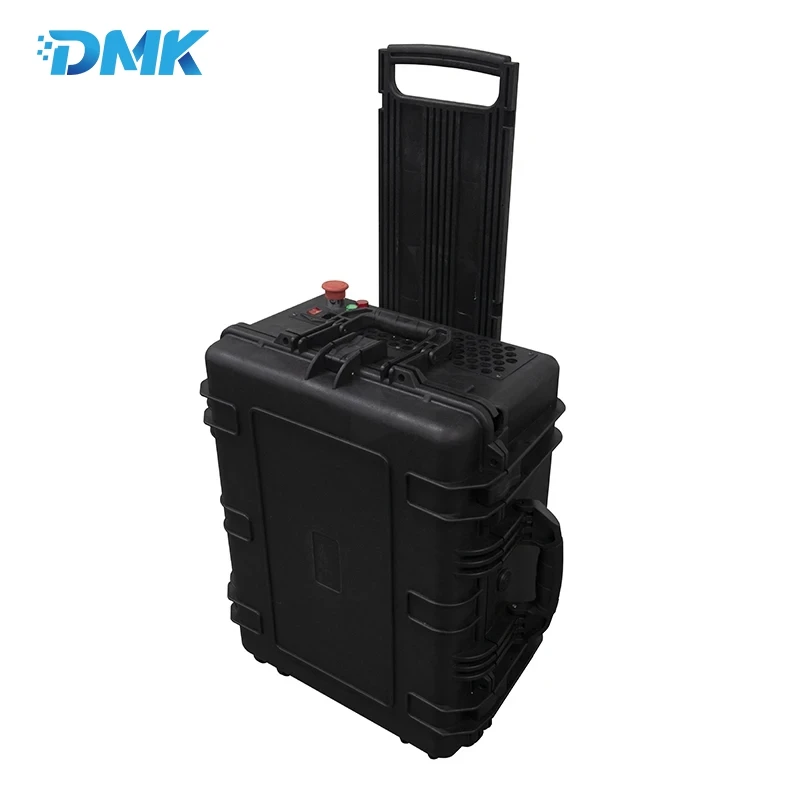 DMK 100W 200W 300W Pulse Cleaning Machine  Luggage Laser Cleaning Machine Handheld