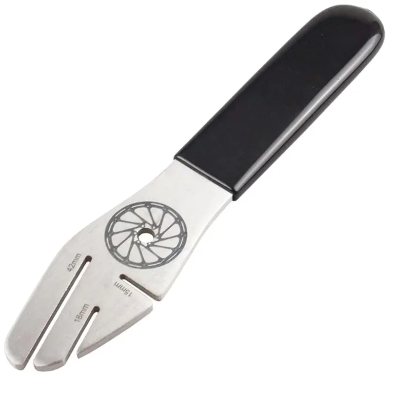 

Bicycle tool Disc brake rotor alignment adjustment tool Flattening correction wrench Stainless steel bicycle brake repair tool