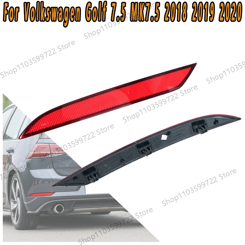 

Для Volkswagen Golf 7.5 MK7.5 2018-2020 задний бампер фонарь стоп-сигнал отражатель задние противотуманные фары аксессуары 5GG945105 5GG945106