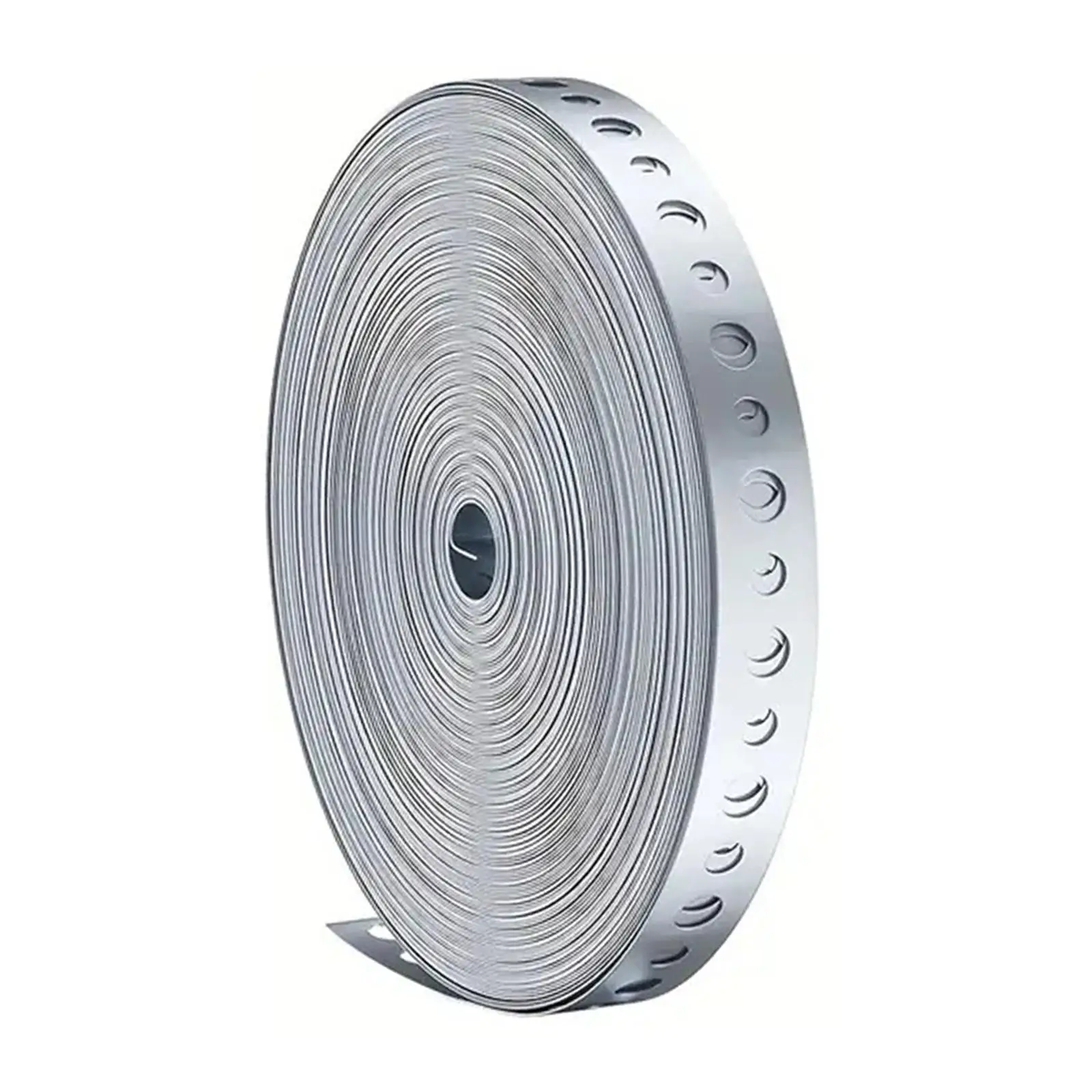 Metal Hanger Strap Roll with Pre Punched Holes Perforated Iron Tape for Pipe Repair and Construction Projects