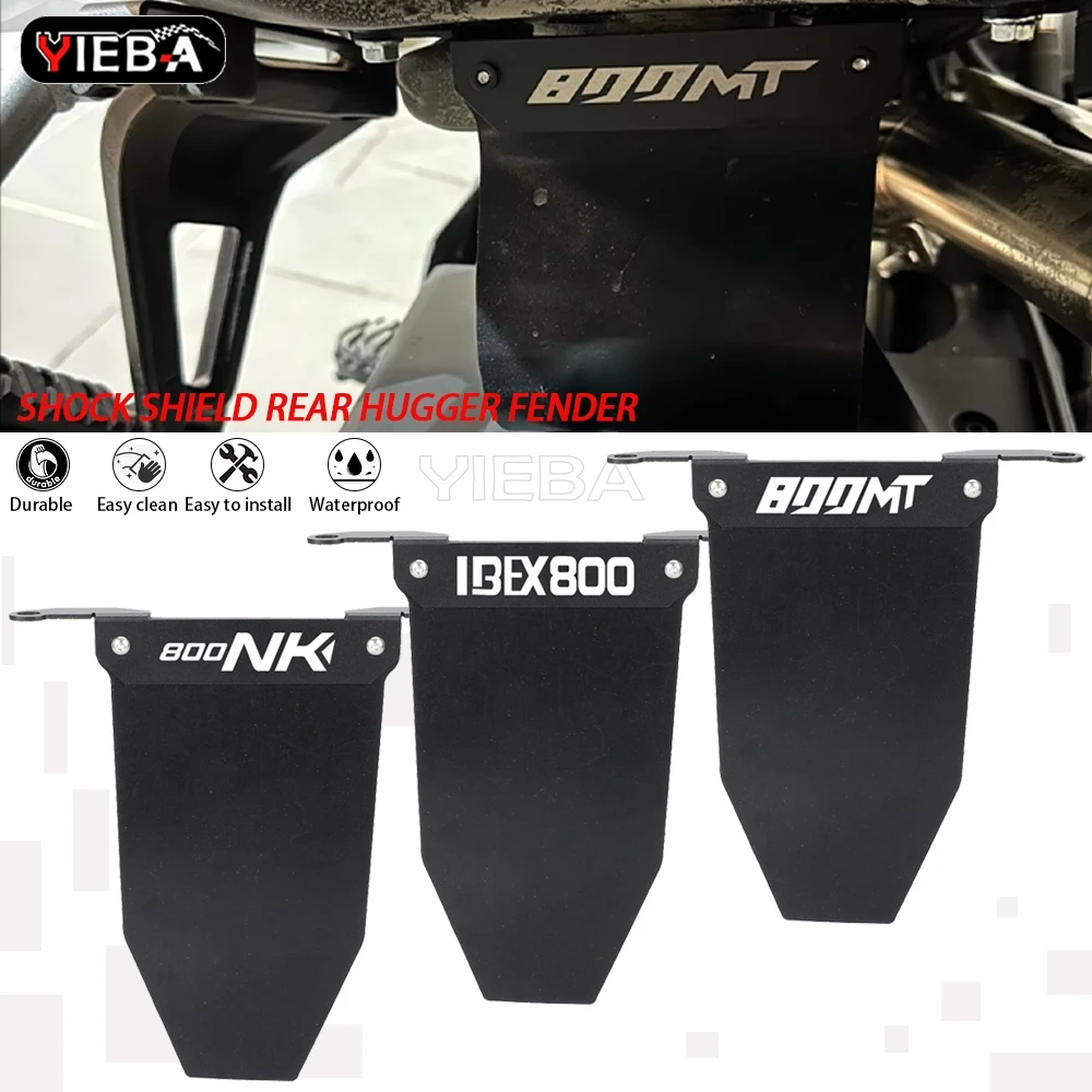 Motorcycle Accessories Rear Shock Absorption Fender Mudguard Splash Guard For CFMOTO 800 MT MT800 CF800 800mt 2021 - 2026 800MT