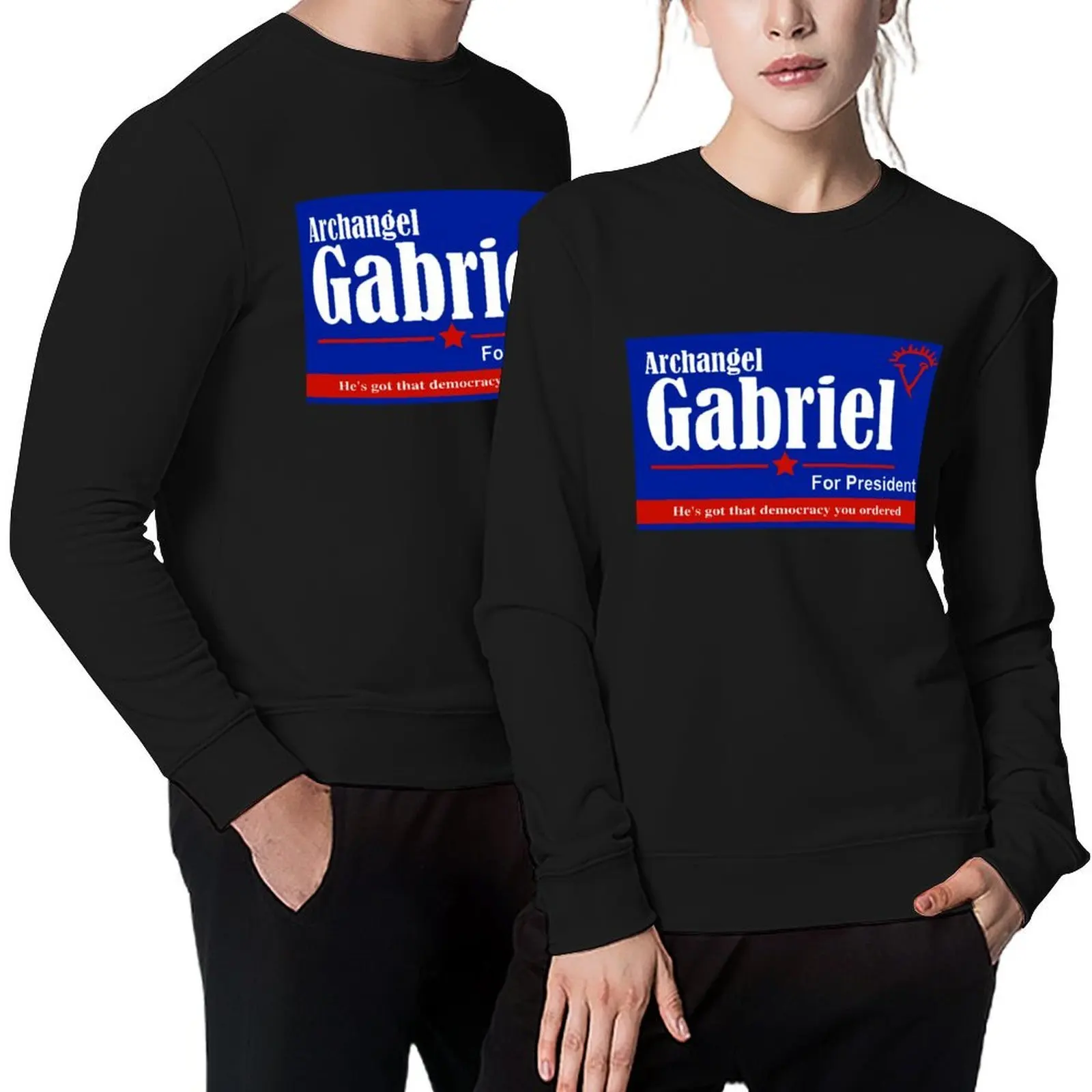 

Archangel Gabriel for President Pullover men's clothing tracksuit fashion men men's winter sweater new in sweatshirts