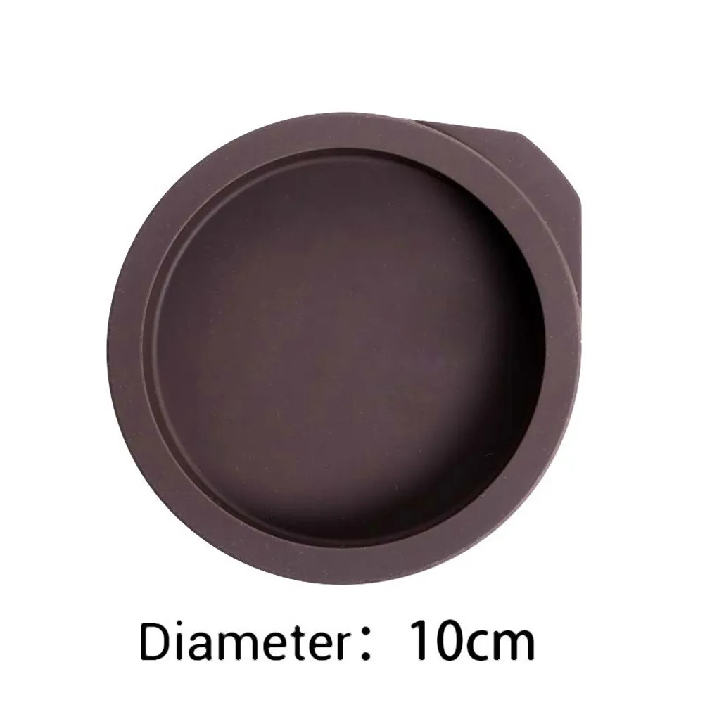 4Pcs 4 Inch Round Silicone Cake Mold Nonstick Easy Release Baking Tool for Chocolate Candy Pudding Jelly Mousse DIY Baking Kit