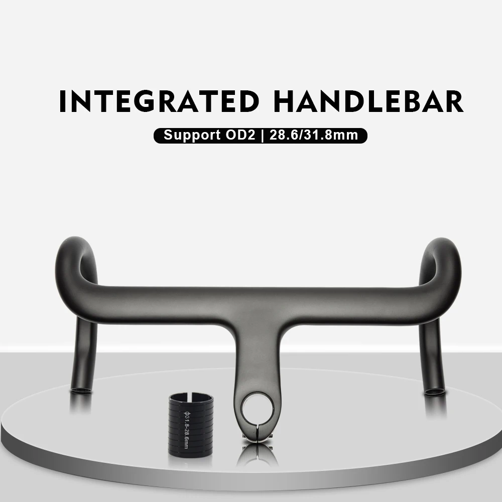 RXL SL Carbon-Rennradlenker OD2 28,6/31,8mm Interne Kabelführung Integrierter Fahrradlenker UD Matt