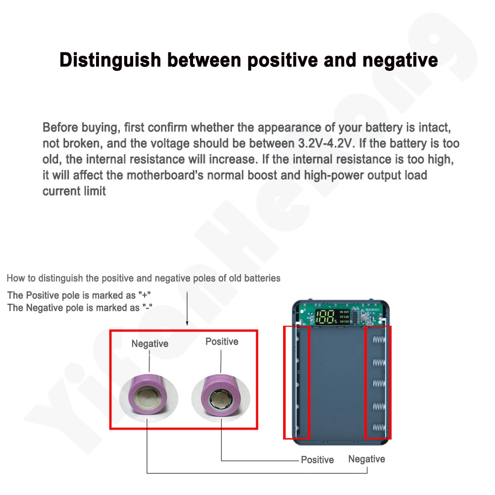 Custodia staccabile per caricabatterie 5*18650 custodia esterna per banca di alimentazione 5V C custodia per batteria con doppio caricatore USB