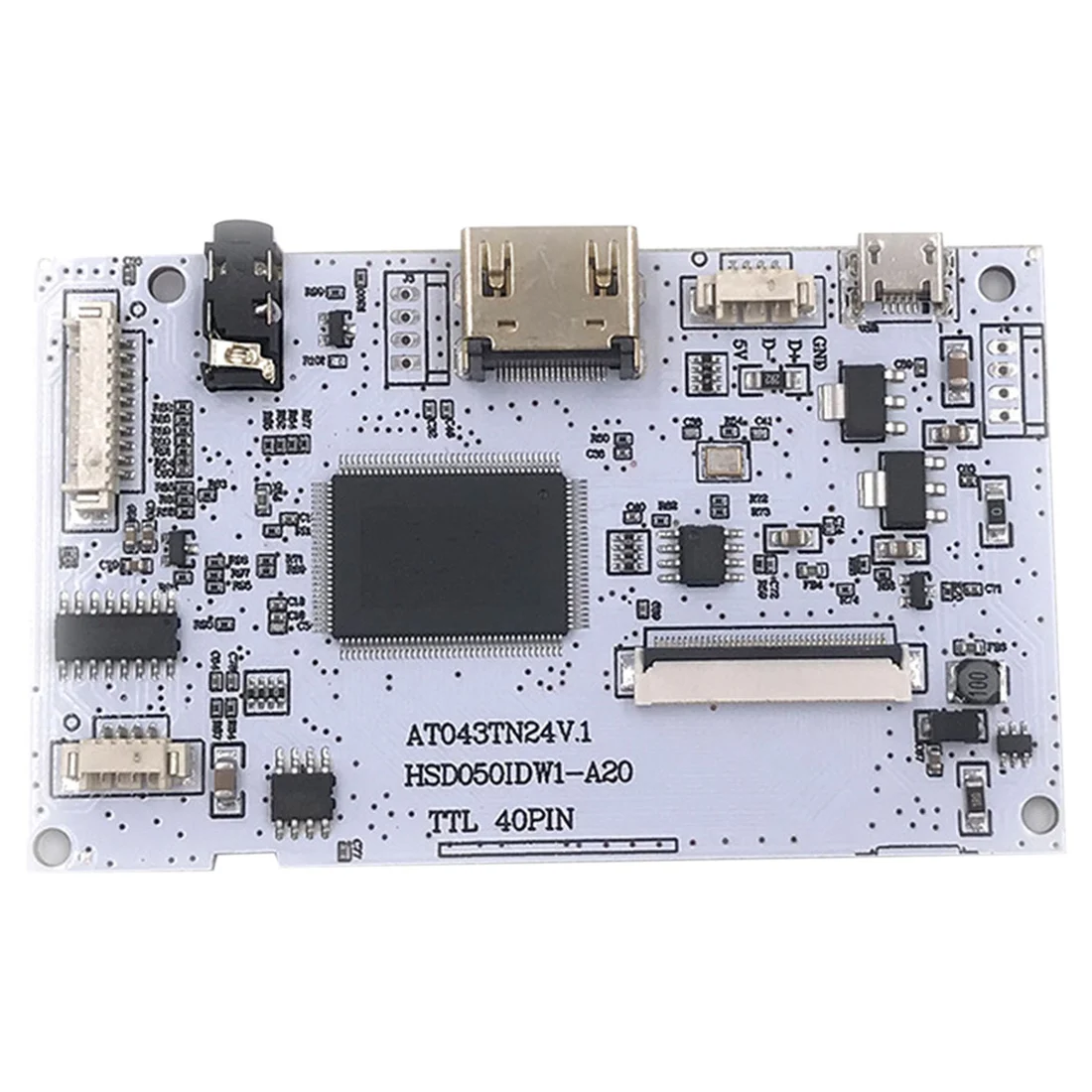 [AC18 Digital]/7 Inch 40Pin Resolution 800x480 LCD -Compatible Driver Board,40-Pin LCD Screen Driver Board -Compatible Board