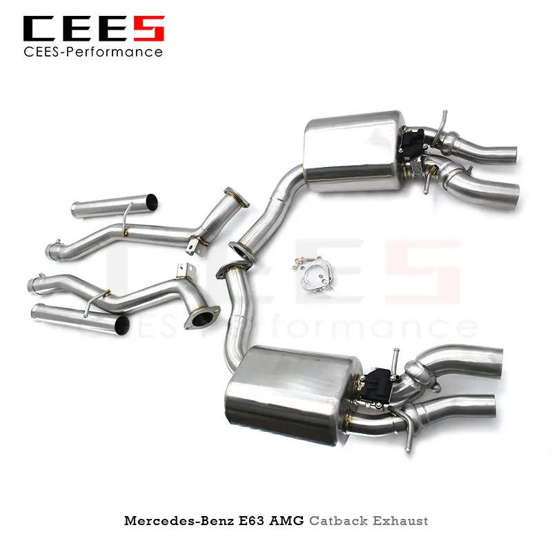 

CEES Stainless Steel Catback Exhaust for Mercedes-Benz E63 2007-2015 Escape Exhaust Pipe Muffler Performance Exhaust System