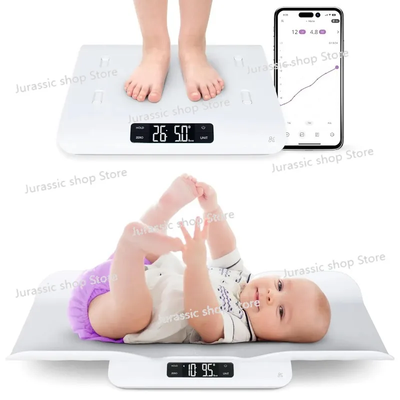 

Smart Baby Scale, Toddler Scale, Pet Scale, Infant Scale with Hold Function, Included Disassembly Split Electronic Scal