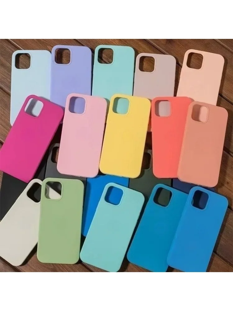 Originele siliconen hoes voor Apple iPhone 17 16 15 14 13 Air Pro Max Plus telefoon Officiële beschermhoes Capa fundas - afbeelding 2
