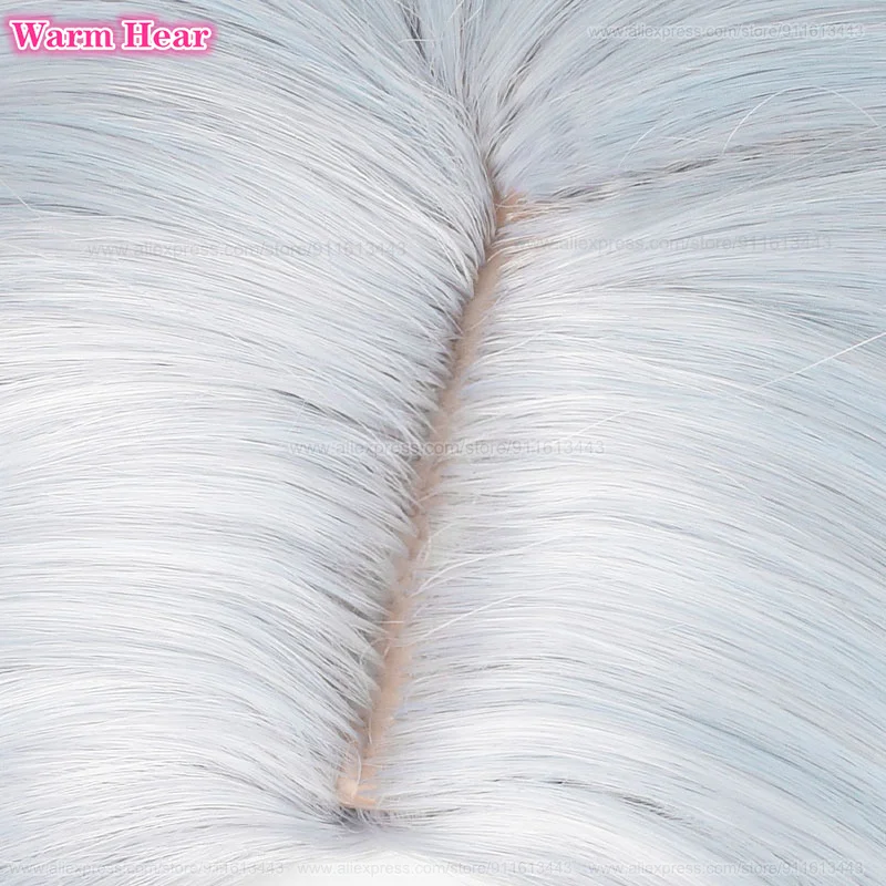 2024 New Skin Shenhe Cosplay Wig  Sea Lantern Festival 100cm Gradient Braid Wig Heat Resistant Hair Halloween Party Woman Wigs