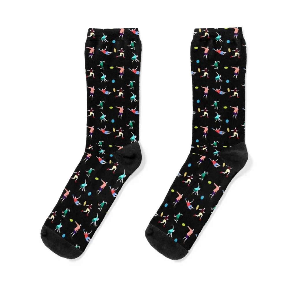 Frisbee Discs Disc Player Motif Socks football Rugby valentine gift ideas Non-slip Socks Female Men's