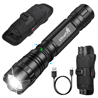 UltraFire WF-501BX LED Tactical Flashlight 1200LM High Power Police Torch Light USB Type-C Rechargeable Lamp for Hiking Camping