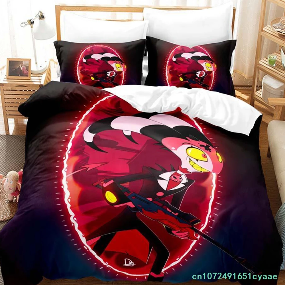 Blitzo Boss Bedding Set Single Twin Full Queen King Size Bed Set Adult Kid Bedroom Duvetcover Sets Anime Parure De Lit Bed
