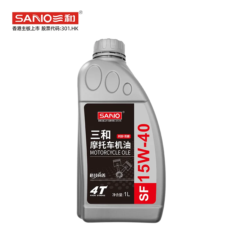 2pcs SANVO 15W-40 4T Motorcycle Oil | Hydrogenated Synthetic | Anti-Wear | Smooth Engine Running