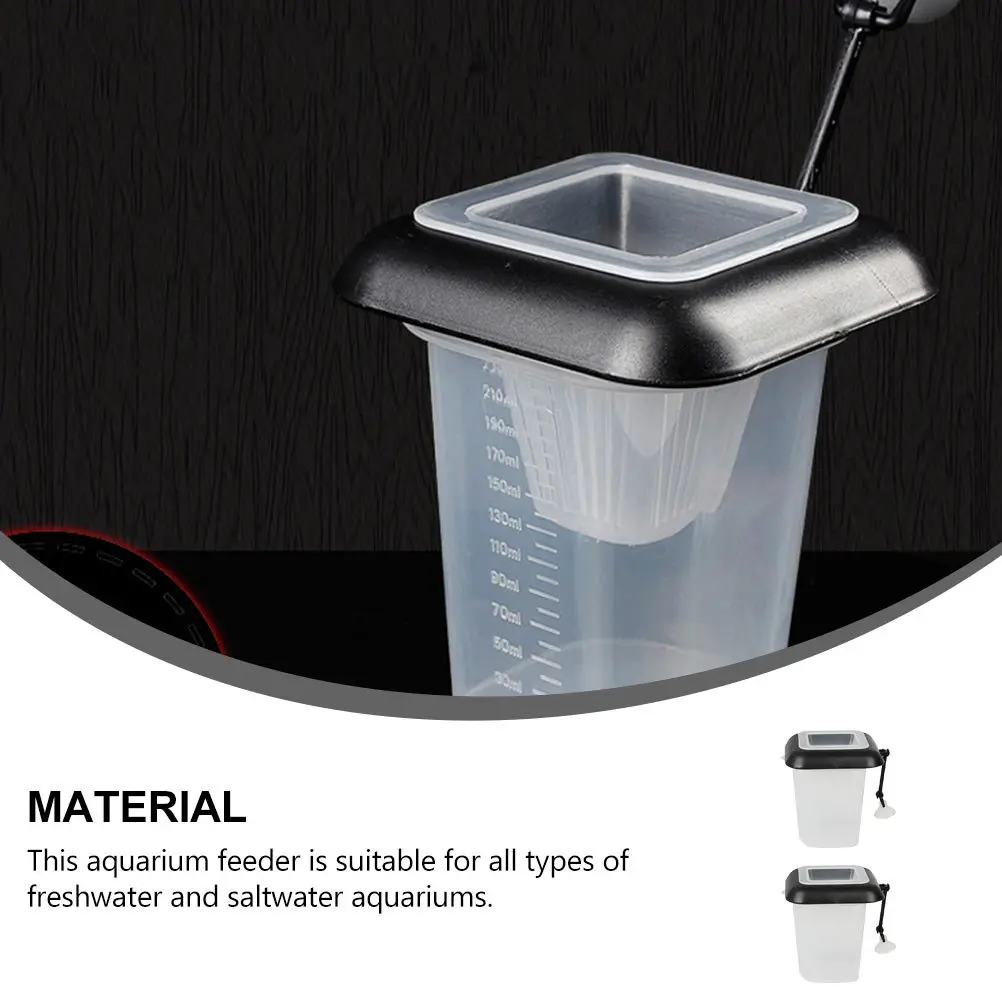 

2Pcs Aquarium Plastic Feeders Durable Fish Tank Red Worm Feeder Fish Food Dispenser Feeding Tool Aquarium Plastic Feeders