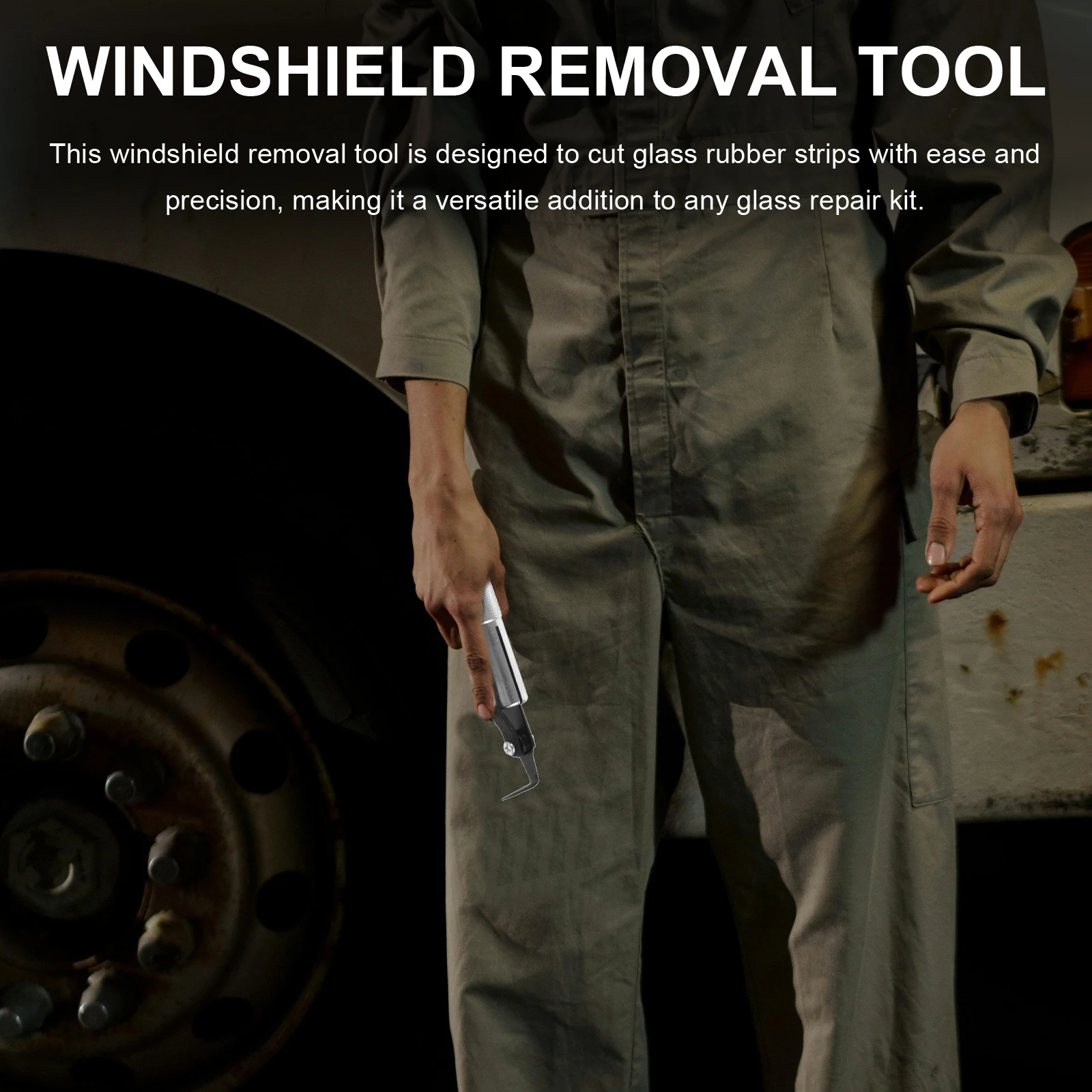 

Windshield Glass Cutting Rubber Strip Cutter Auto Repair Precision Alloy Steel Windscreen Sealant Adhesive
