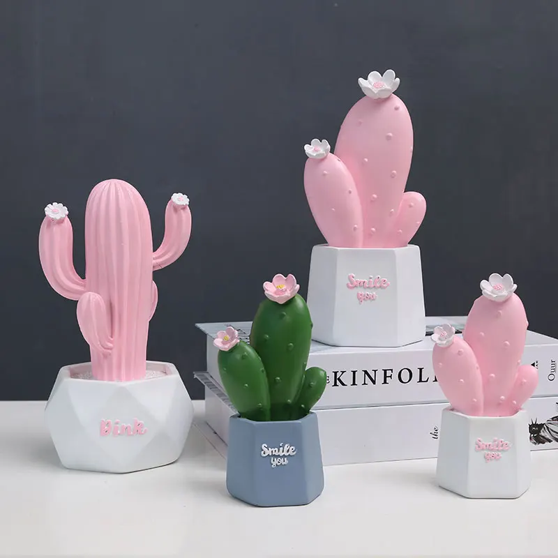 

Room Cute Cactus Small Decoration TV Cabinet Living Room Bedroom Decoration Office Books Desktop Home Decoration 장식