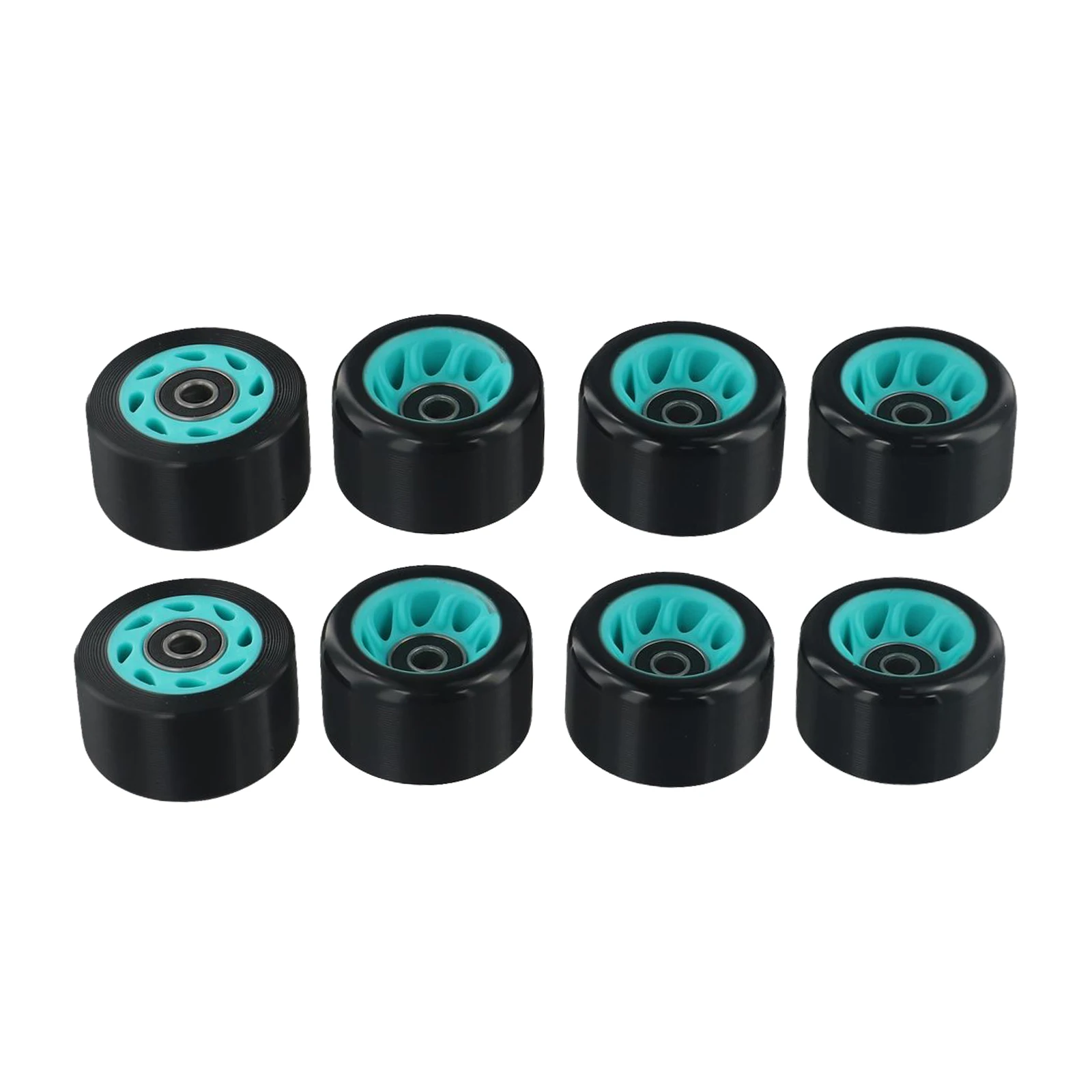 

Skate Wheels Roller Skate Wheels 58*39mm 8pcs For Double-Row Roller Skates Roller Skate Skateboard Wheels With Wrench New