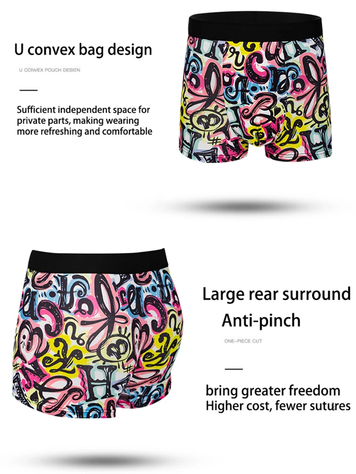 10-pack fashionable men's boxer shorts, comfortable, soft