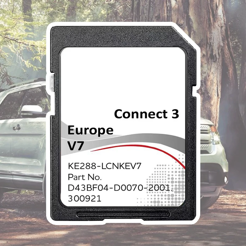 Newest Connect 3 V7 Sat Nav SD Europr Map Update for Nissan Car Juke Note Leaf Navigation GPS Karte