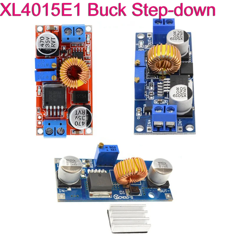 XL4015E1 Buck Step-down Module 5A DC-DC Step-down Circuit DC To DC Voltage Step Up Down-converter