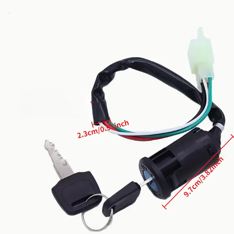 Secure Your Ride with a Turn of the Key!  Universal Ignition Switch - Fits Most Motorcycles & ATVs.