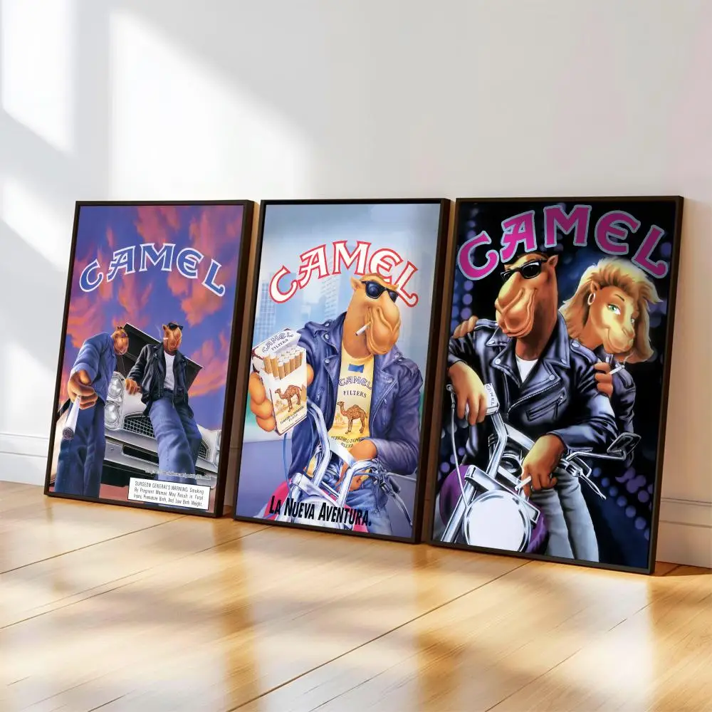 Vintage C-Camel Cigarettes Poster Music Album Cover For Room Canvas Painting Print Art Home Wall Decor Picture Gift