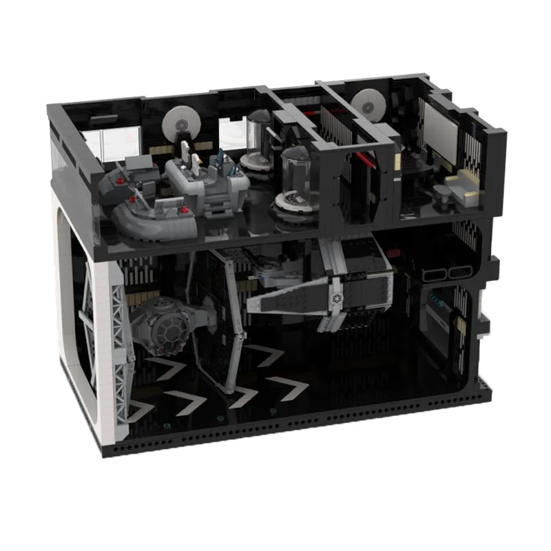 

4583 шт., серия Star Battle, Звезда смерти, Ханар и командная комната, строительный блок, модель, детская креативная сборка, дисплей, игрушка, подарки