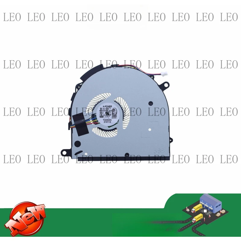 SS Laptop CPU Cooling Fan for MSI MS-14C1 14C2 14C5 MS-14D1 14D2 14D3 BS5205HS-U3Z