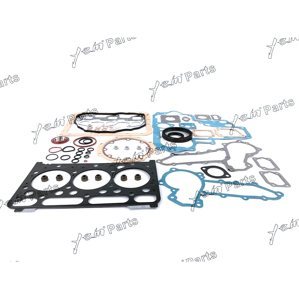 Long Time Aftersale Service Gasket Set 07916-29595 Fit For Kubota D1703 Engine Full Gasket Kit