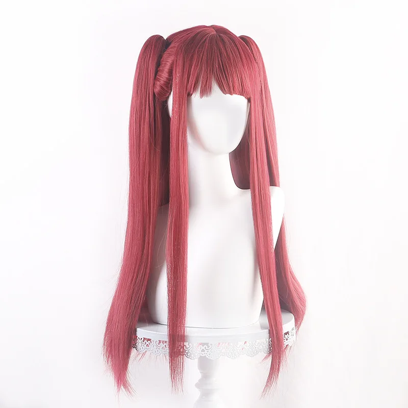 Peluca sintética ondulada larga, línea de cabello Natural, parte media, fibra resistente al calor, fiesta de Cosplay, uso diario