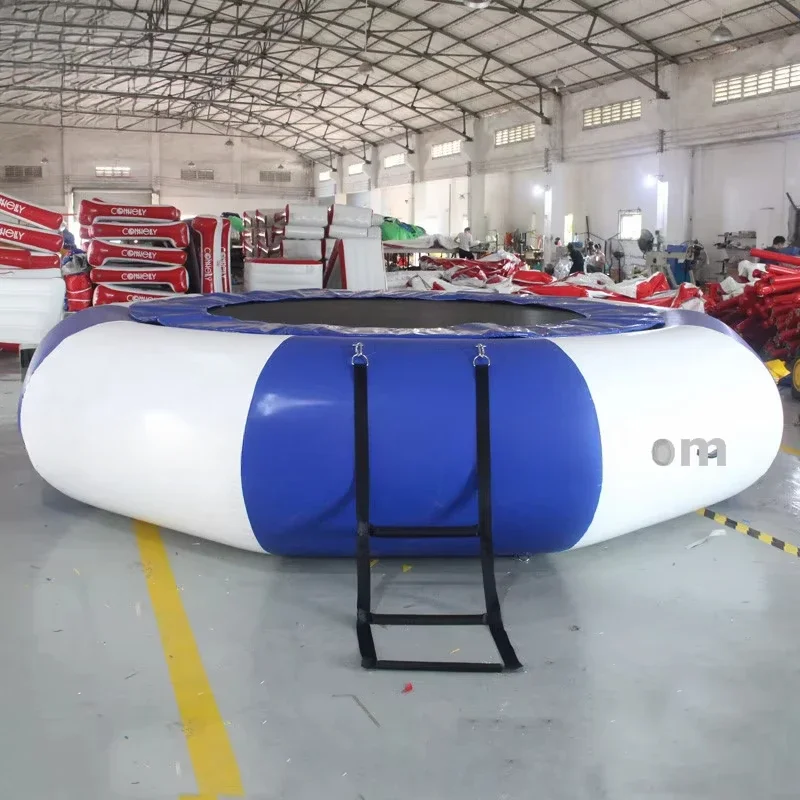 For Closed Water Park Equipment Spring Style Giant Inflatable Water Trampoline