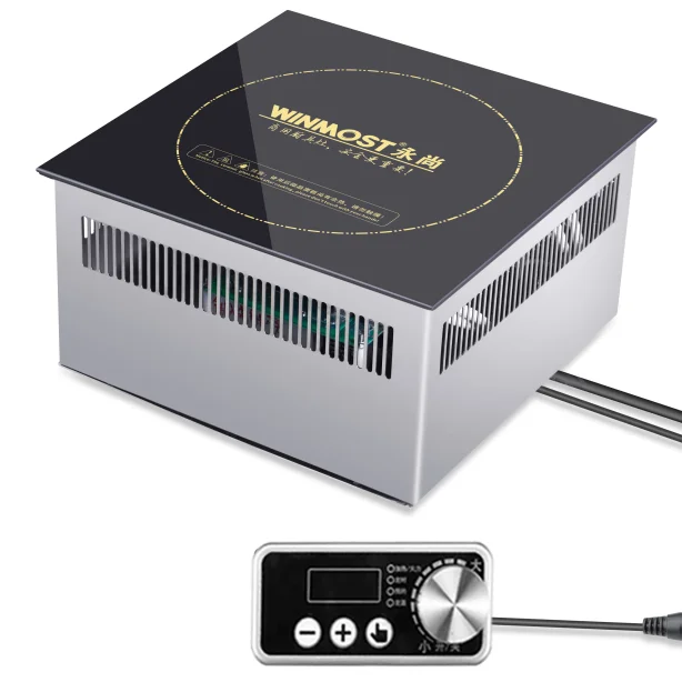 

5000W High Power Single Head Square Induction Cooker Manufacturer Wholesale Commercial Cooking Hot Pot All In One