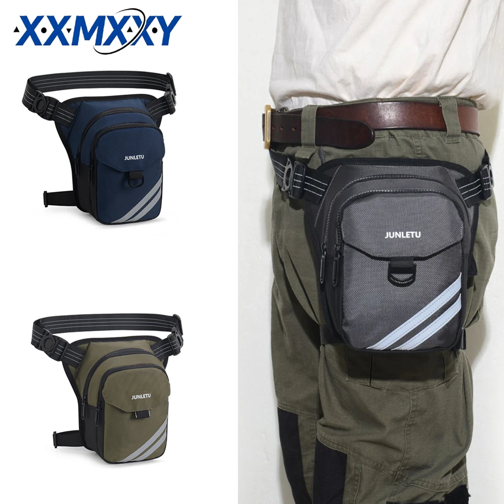 

1PCS Drop Leg Bag for Men Women, Thigh Waist Pack with Adjustable Leg Strap, Crossbody Hip Fanny Pack for Motorcycle Riding