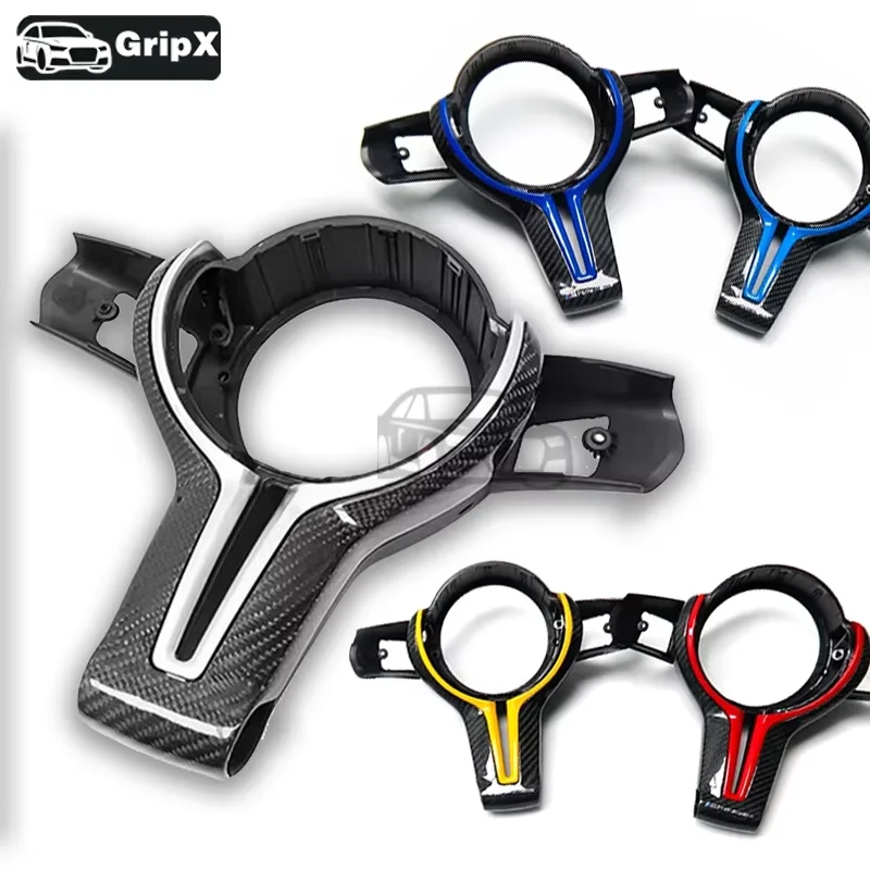 

Steering Wheel Trim True carbon fiber frame For BMW M Series F80 F82 F10 F06 F12 F13 F15 F16 M-sport F20 F22 F30 F31 F32 F33 F36