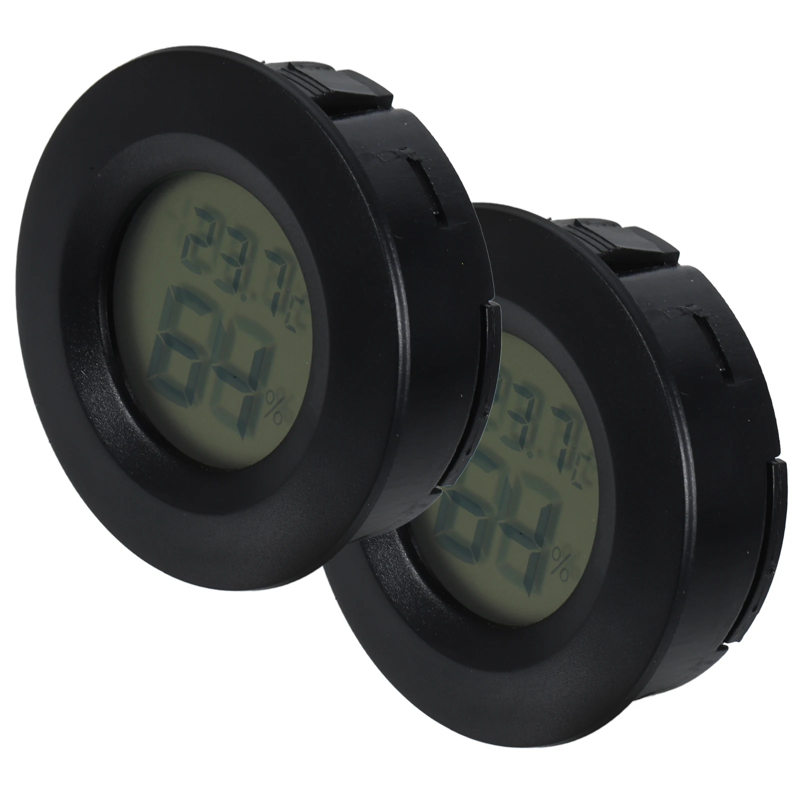 

2pc Temperature Humidity Meter Digital Hygrometer Mini Thermometer Electronic Room Monitor Wall Mount Home Office Warehouse Use