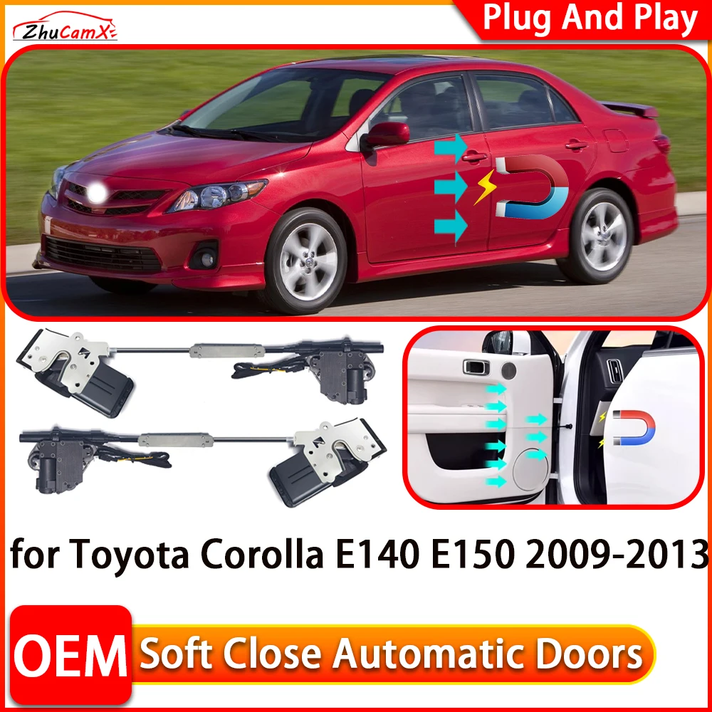 for Toyota Corolla E140 E150 2009-2013 Car Automatic Electric Soft Close Door Closer Power Closing Door Comfort Closing System