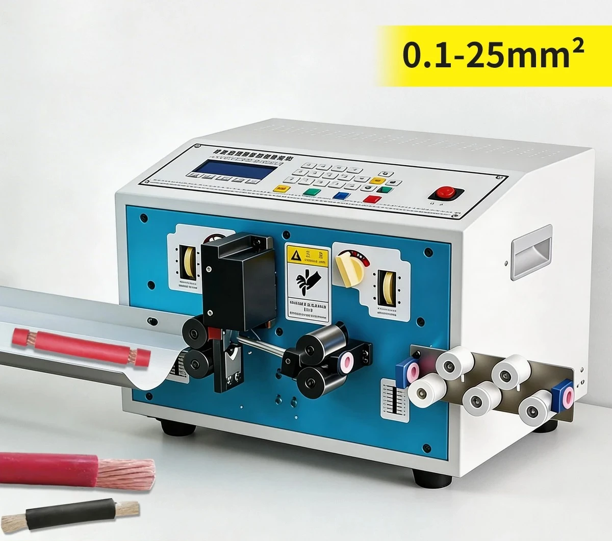 Automatic Wire Striping and Cutting Machine Cable Stripper and Cutter Electric Cable