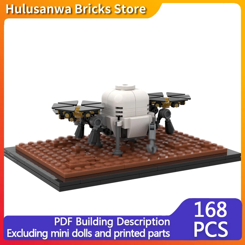 

Military Space Lander Model MOC Building Bricks War Equipment Modular Technology Gifts Holiday Assemble Children Toys Suit