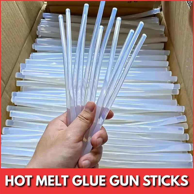 10PCS Hot Melt Glue Sticks 11mm Translucent Strong Viscosity 190mm 200mm 300mm Length Glue Gun Sticks for Glue Gun DIY Crafts